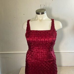 Carmen Marc Valvo Ribbon Cocktail Dress (size 10)